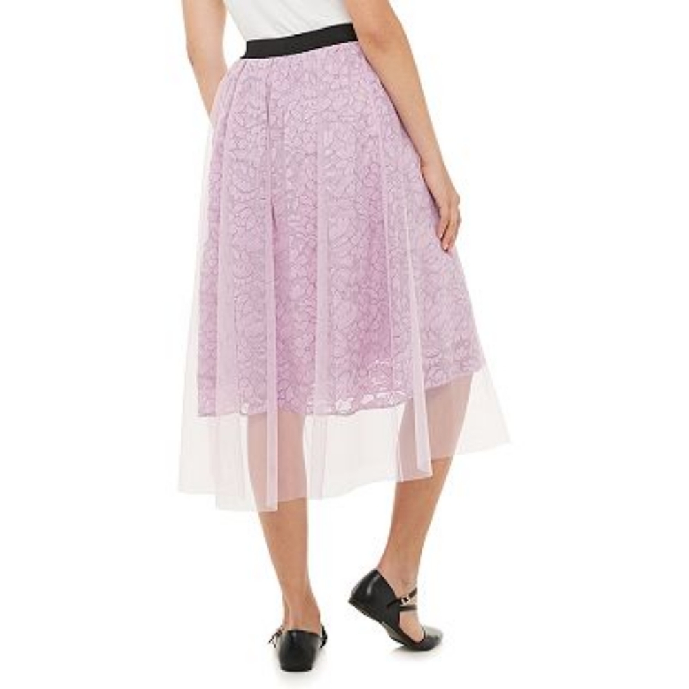 Women's ELLE™ Mesh Lace Skirt XS